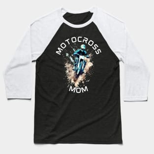 Motocross Mom Dirt Bikes Racer Baseball T-Shirt